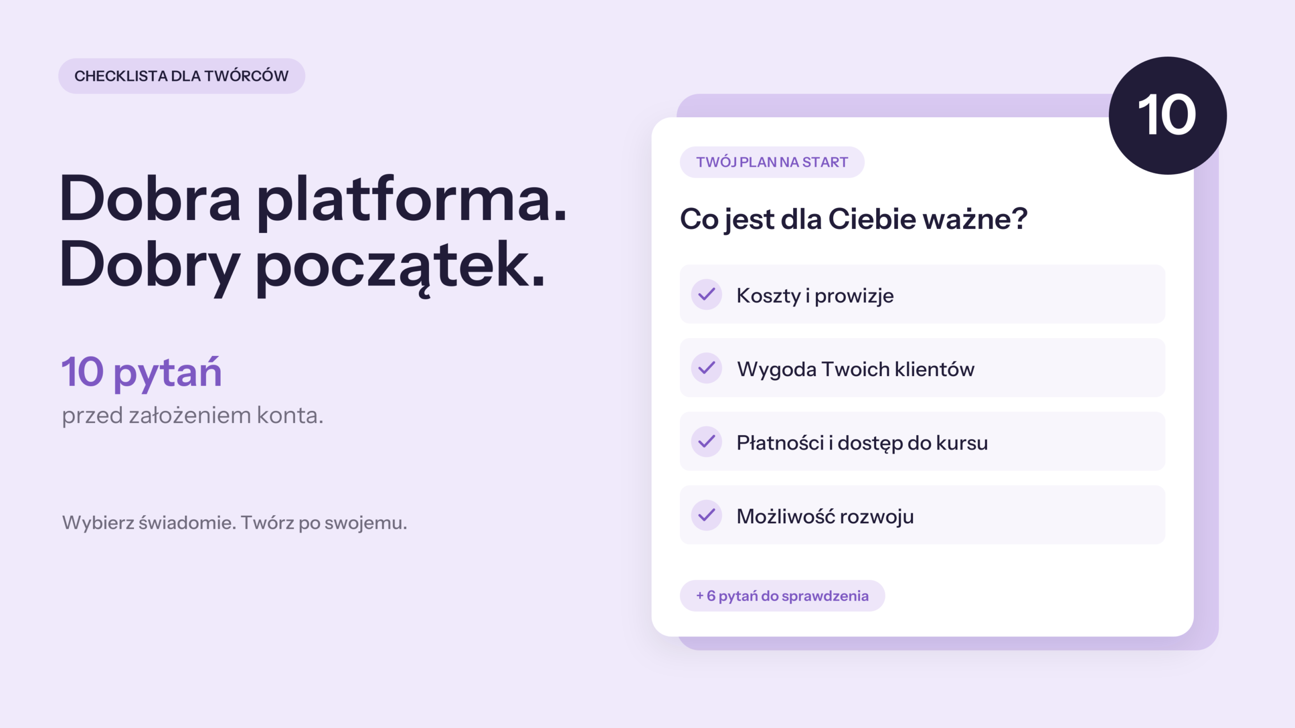 Jak wybrać platformę do kursów online? 10 pytań przed założeniem konta w heyhey.pl lub gdziekolwiek indziej